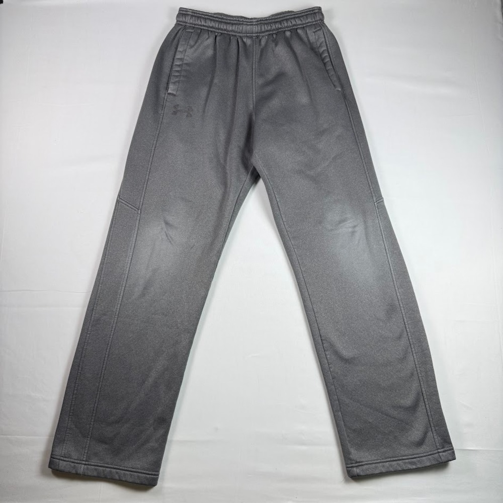 Under Armour Storm ColdGear Mens Gray Loose Fit Athletic Sweatpants Small
